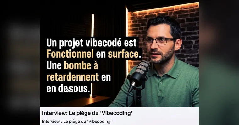 Audit d'un projet 100 % vibecodé, par Michael Petit, Consultant IA senior.