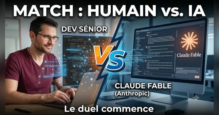 Évolution du temps de production d'un projet web sur mesure : de 70 jours-homme en 2022 à 2,5 avec Claude Fable.